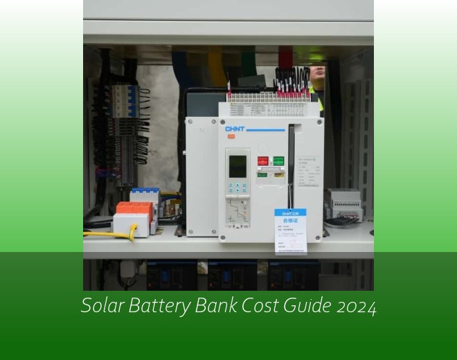 Solar Battery Bank Cost Guide 2024